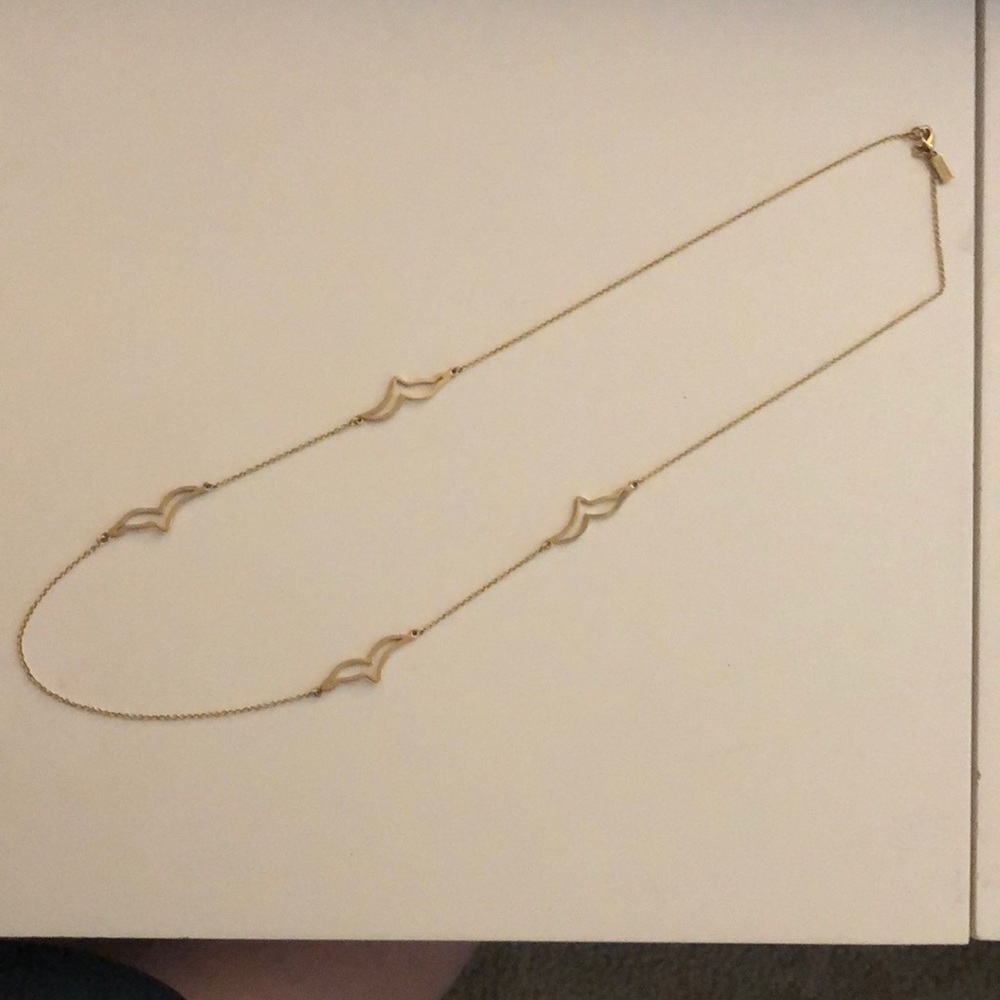 Kate Spade seagull long necklace